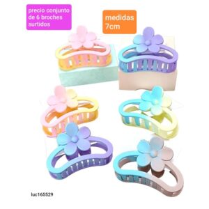 Luc165529.precio conjunto de 6 broches surtidos