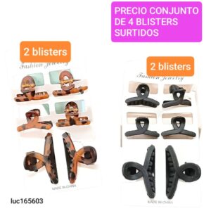 Luc165603.precio conjunto de 4 blisters surtidos
