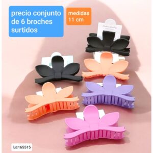 Luc165515.precio conjunto de 6 broches surtidos