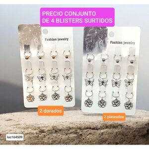 Luc164509.precio conjunto de 4 blisters surtidos