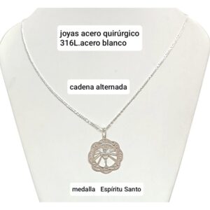 Lucmd.conjunto medalla Espíritu Santo