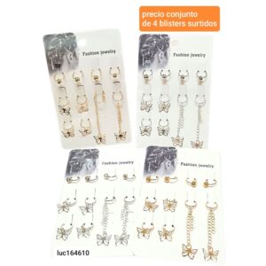 Luc164510.precio conjunto de 4 blisters surtidos